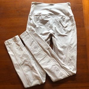 Lululemon “ALL THE RIGHT PLACES” legging in white